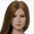 Braune Haarimplantat